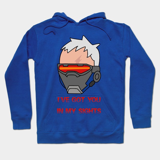 soldier 76 overwatch Hoodie by ahmedelsiddig